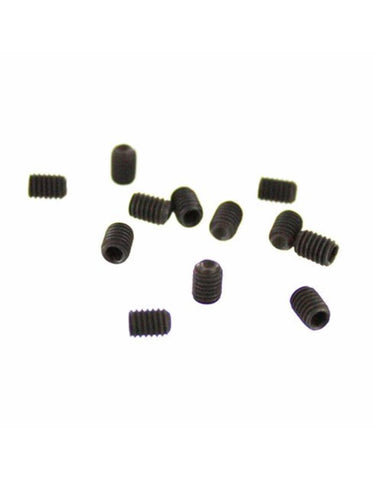 (5 Pack) Black Flat Point Grub Screw for Voltmeter